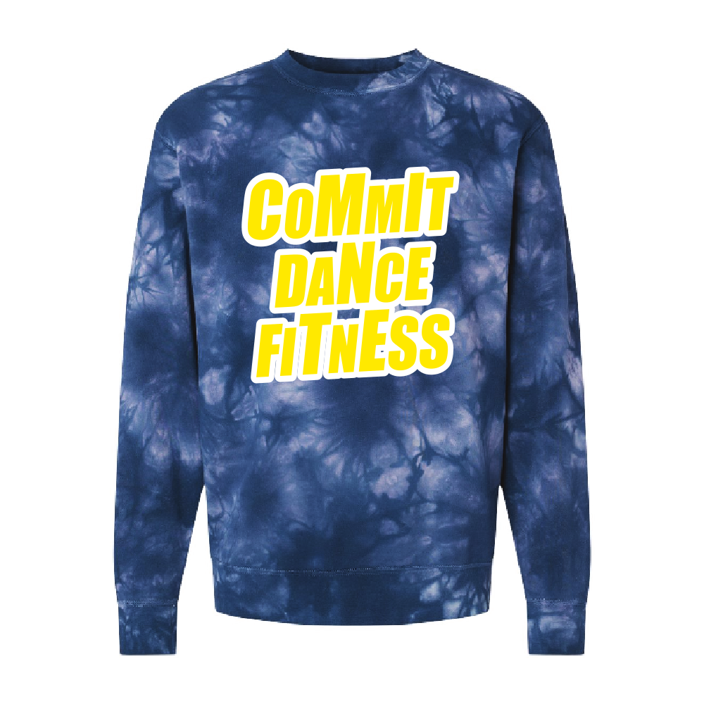 COMMIT Tie-Dyed Crewneck Sweatshirt