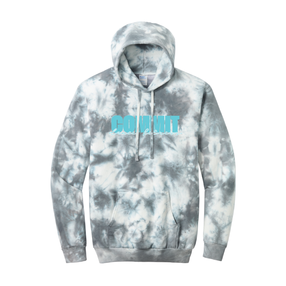 Scripted Tie-Dye Hoodie