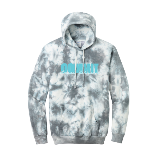 Scripted Tie-Dye Hoodie