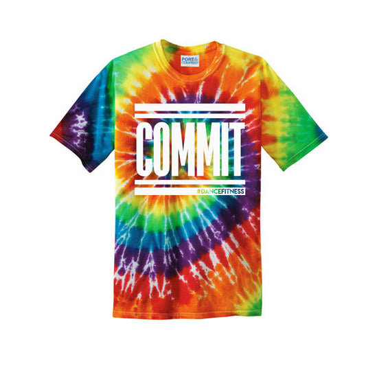 COMMIT Pride Rainbow Tie-Dye Tee